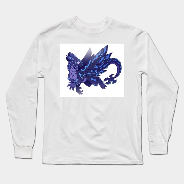 Dragon Acnologia Long Sleeve T-Shirt by Dragnoodles